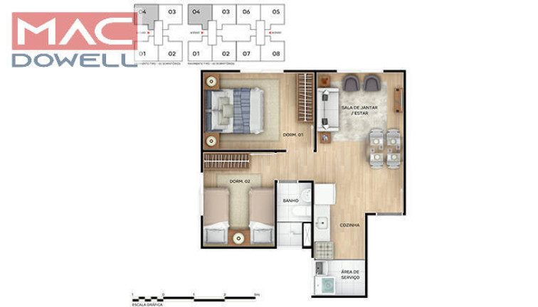 Imagem Apartamento com 2 Quartos à Venda, 40 m² em Guaratiba - Rio De Janeiro Imagem Apartamento com 2 Quartos à Venda, 40 m² em Guaratiba - Rio De Janeiro