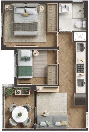 Imagem Imóvel com 1 Quarto à Venda, 29 m² em Centro - São Paulo
