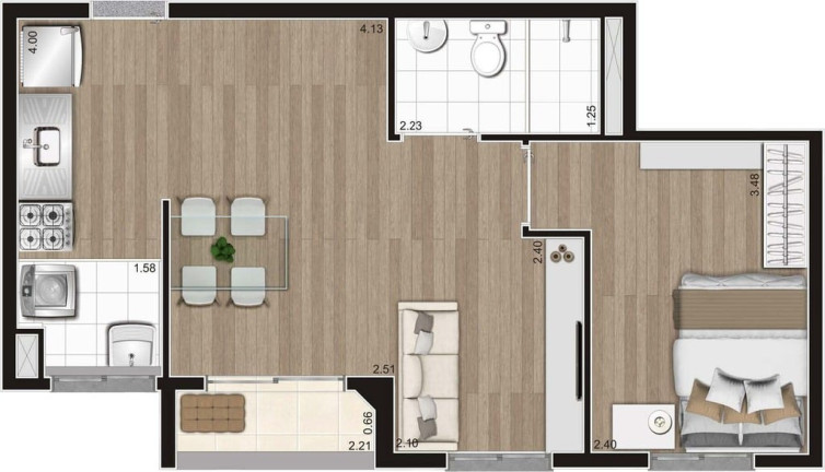 Imagem Apartamento com 2 Quartos à Venda, 43 m² em Vila Leopoldina - São Paulo Imagem Apartamento com 2 Quartos à Venda, 43 m² em Vila Leopoldina - São Paulo