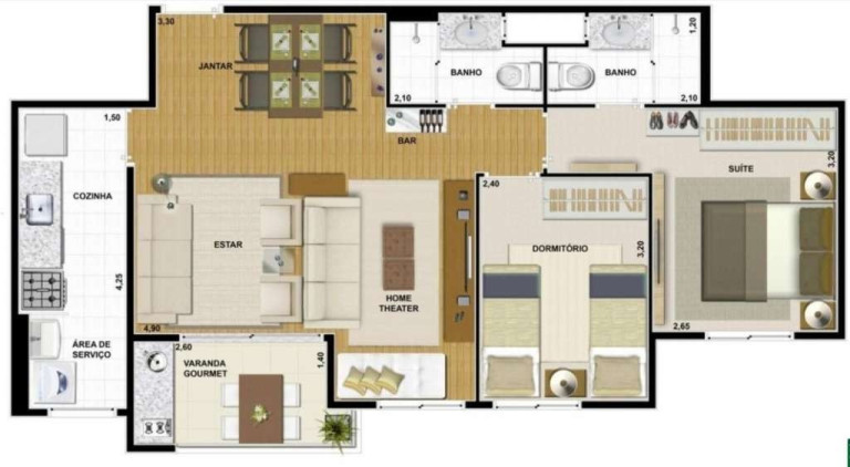 Imagem Apartamento com 3 Quartos à Venda, 64 m² em Vila Suzana - São Paulo Imagem Apartamento com 3 Quartos à Venda, 64 m² em Vila Suzana - São Paulo