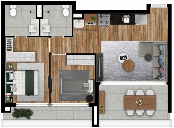Imagem Apartamento com 2 Quartos à Venda, 68 m² em Vila Mariana - São Paulo Imagem Apartamento com 2 Quartos à Venda, 68 m² em Vila Mariana - São Paulo