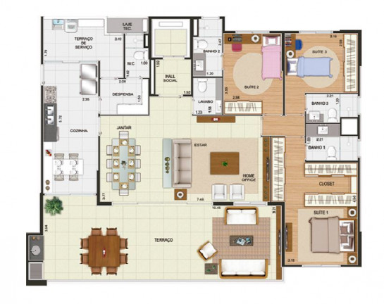 Imagem Apartamento com 4 Quartos à Venda, 164 m² em Brooklin - São Paulo Imagem Apartamento com 4 Quartos à Venda, 164 m² em Brooklin - São Paulo