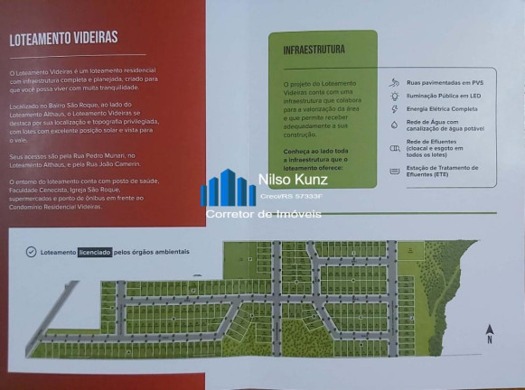 Imagem Terreno à Venda, 258 m² em São Roque - Bento Gonçalves Imagem Terreno à Venda, 258 m² em São Roque - Bento Gonçalves
