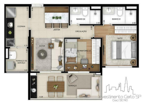 Imagem Apartamento com 3 Quartos à Venda, 89 m² em Vila Guilhermina - São Paulo Imagem Apartamento com 3 Quartos à Venda, 89 m² em Vila Guilhermina - São Paulo