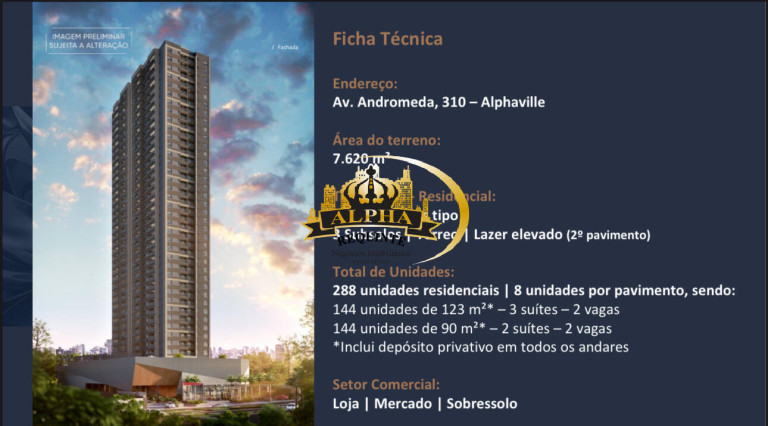 Apartamento com 3 Quartos à Venda, 90 m² em Alphaville - Barueri