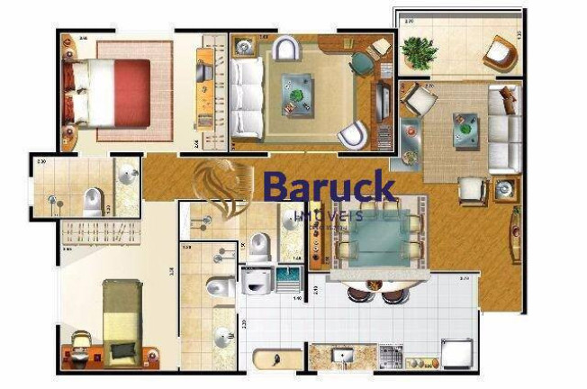 Imagem Apartamento com 3 Quartos à Venda, 80 m² em Vila Andrade - São Paulo Imagem Apartamento com 3 Quartos à Venda, 80 m² em Vila Andrade - São Paulo