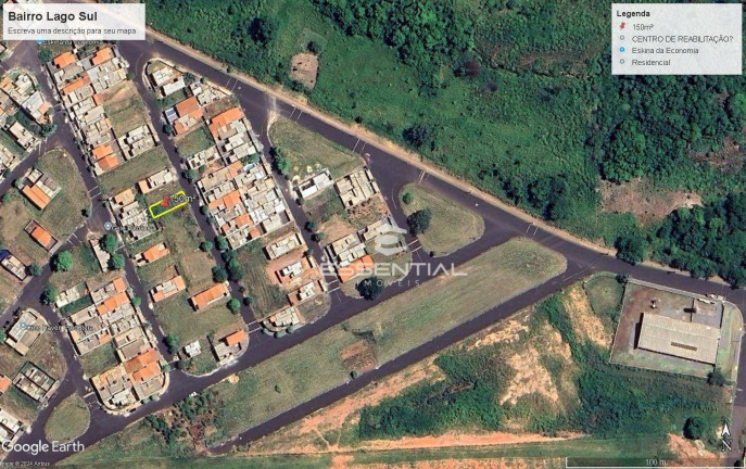 Terreno à Venda, 150 m² em Lago Sul - Bady Bassitt