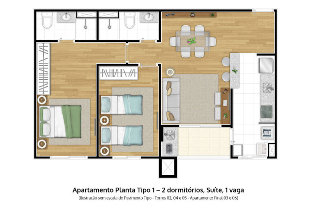 Imagem Apartamento com 3 Quartos à Venda, em Jardim Santa Rita De Cássia - Bragança Paulista Imagem Apartamento com 3 Quartos à Venda, em Jardim Santa Rita De Cássia - Bragança Paulista