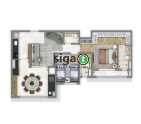 Imagem Apartamento com 2 Quartos à Venda, 75 m² em Aclimação - São Paulo