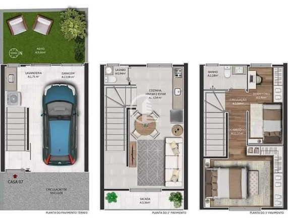 Imagem Sobrado com 2 Quartos à Venda, 78 m² em Colina Sorriso - Caxias Do Sul