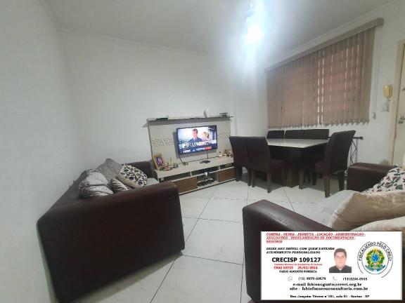 Imagem Apartamento com 2 Quartos à Venda, 75 m² em Gonzaga - Santos