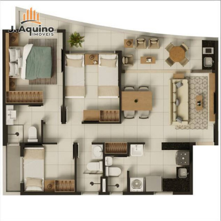 Imagem Apartamento com 2 Quartos à Venda, 49 m² em Aldeota - Fortaleza Imagem Apartamento com 2 Quartos à Venda, 49 m² em Aldeota - Fortaleza