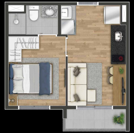 Imagem Imóvel com 1 Quarto à Venda, 26 m² em Pinheiros - São Paulo Imagem Imóvel com 1 Quarto à Venda, 26 m² em Pinheiros - São Paulo