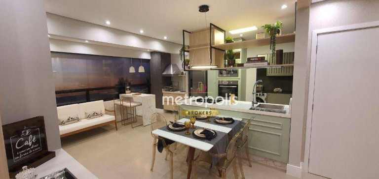 Apartamento com 2 Quartos à Venda, 92 m² em Campestre - Santo André
