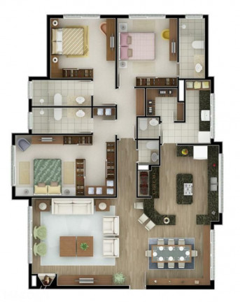 Imagem Apartamento com 3 Quartos à Venda, 17.639 m² em Planalto - Gramado Imagem Apartamento com 3 Quartos à Venda, 17.639 m² em Planalto - Gramado