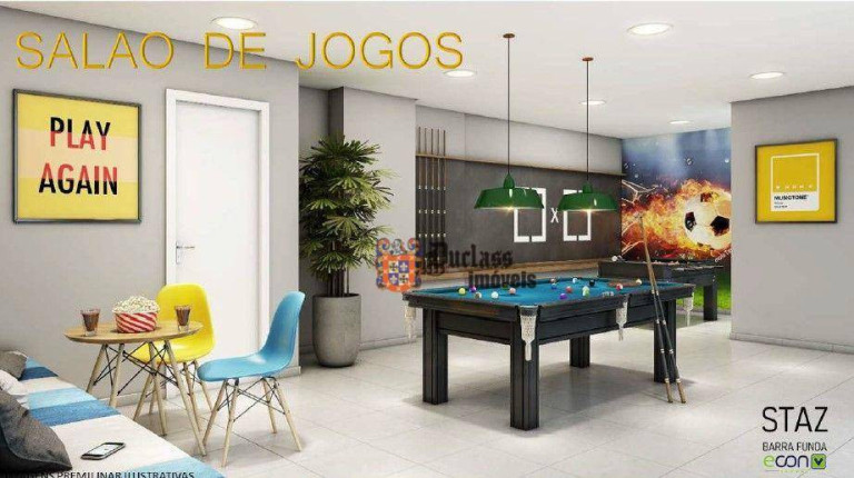 Imagem Apartamento com 2 Quartos à Venda, 39 m² em Barra Funda - São Paulo
