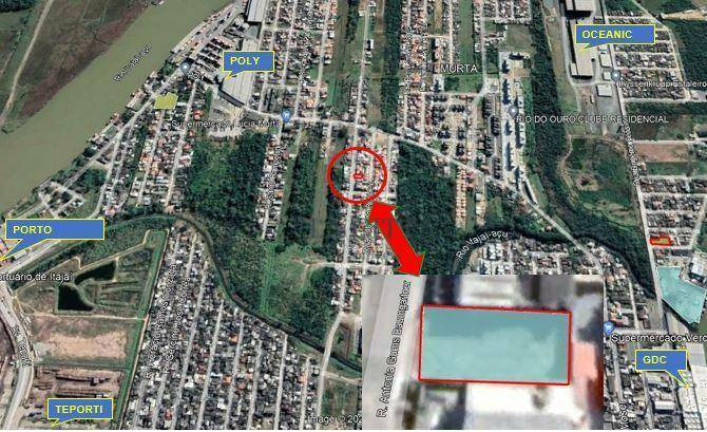 Imagem Terreno à Venda, 877 m² em Cordeiros - Itajaí Imagem Terreno à Venda, 877 m² em Cordeiros - Itajaí