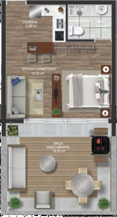 Imagem Apartamento com 1 Quarto à Venda, 59 m² em Bigorrilho - Curitiba Imagem Apartamento com 1 Quarto à Venda, 59 m² em Bigorrilho - Curitiba