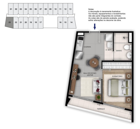 Imagem Imóvel com 1 Quarto à Venda, 25 m² em Vila Buarque - São Paulo