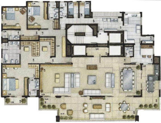Imagem Imóvel com 3 Quartos à Venda, 405 m² em Moema - São Paulo