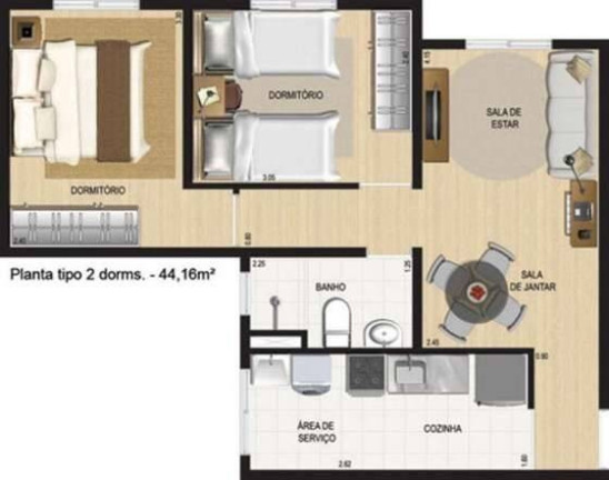 Imagem Apartamento com 2 Quartos para Alugar, 44 m² em Jardim Guairaca - São Paulo Imagem Apartamento com 2 Quartos para Alugar, 44 m² em Jardim Guairaca - São Paulo
