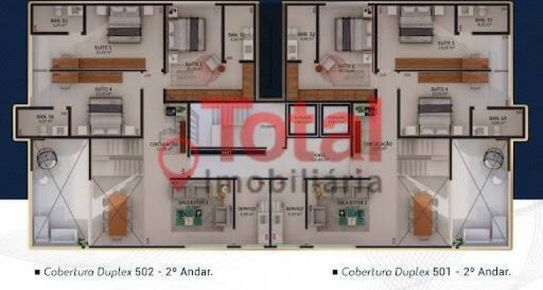 Imagem Cobertura com 4 Quartos à Venda, 295 m² em Funcionários - Timóteo