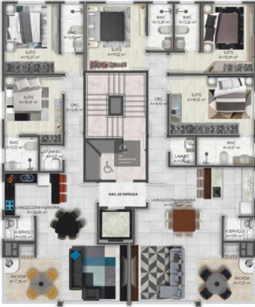 Apartamento com 3 Quartos à Venda, 115 m² em Balneário Pereque - Porto Belo