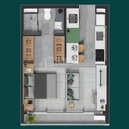 Imagem Apartamento com 1 Quarto à Venda, 35 m² em Jardim Paulistano - São José Do Rio Preto Imagem Apartamento com 1 Quarto à Venda, 35 m² em Jardim Paulistano - São José Do Rio Preto