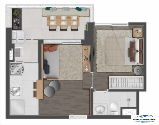 Imagem Apartamento com 1 Quarto à Venda, 40 m² em Jardins - São Paulo