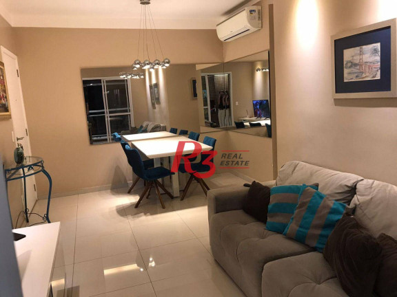 Imagem Apartamento com 3 Quartos à Venda, 87 m² em Pompéia - Santos