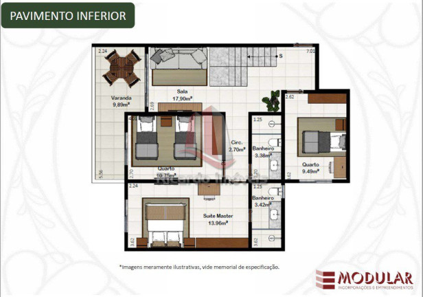 Imóvel com 2 Quartos à Venda, 79 m² em Passagem - Cabo Frio