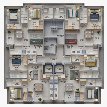 Imagem Apartamento com 1 Quarto à Venda, 33 m² em Meia Praia - Itapema Imagem Apartamento com 1 Quarto à Venda, 33 m² em Meia Praia - Itapema