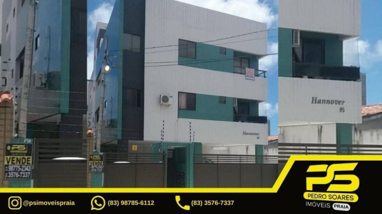Foto do imóvel Apartamento com 3 Quartos à Venda, 72 m² em Miramar - João Pessoa