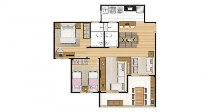 Imagem Apartamento com 2 Quartos à Venda, 61 m² em Taquaral - Campinas Imagem Apartamento com 2 Quartos à Venda, 61 m² em Taquaral - Campinas