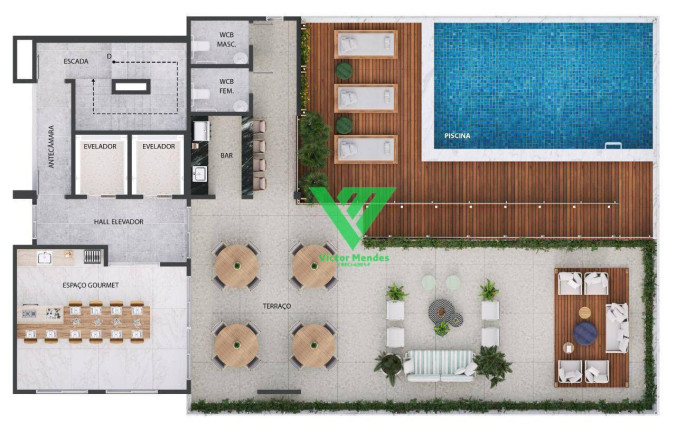 Imagem Apartamento com 1 Quarto à Venda, 29 m² em Tambauzinho - João Pessoa