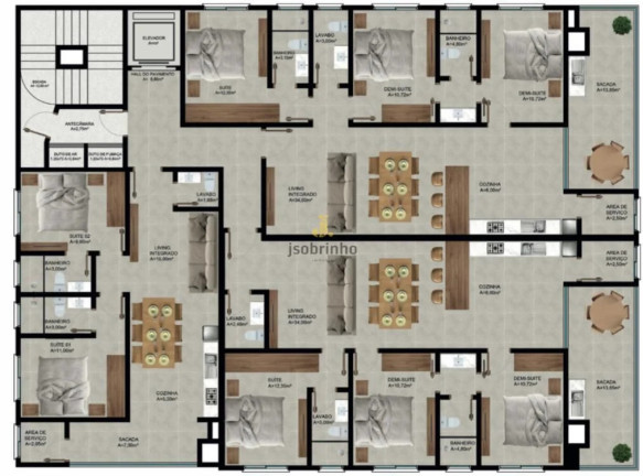 Imagem Apartamento com 3 Quartos à Venda, 71 m² em Perequê - Porto Belo Imagem Apartamento com 3 Quartos à Venda, 71 m² em Perequê - Porto Belo