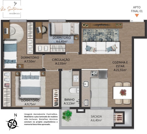 Imagem Apartamento com 3 Quartos à Venda, 64 m² em Desvio Rizzo - Caxias Do Sul Imagem Apartamento com 3 Quartos à Venda, 64 m² em Desvio Rizzo - Caxias Do Sul