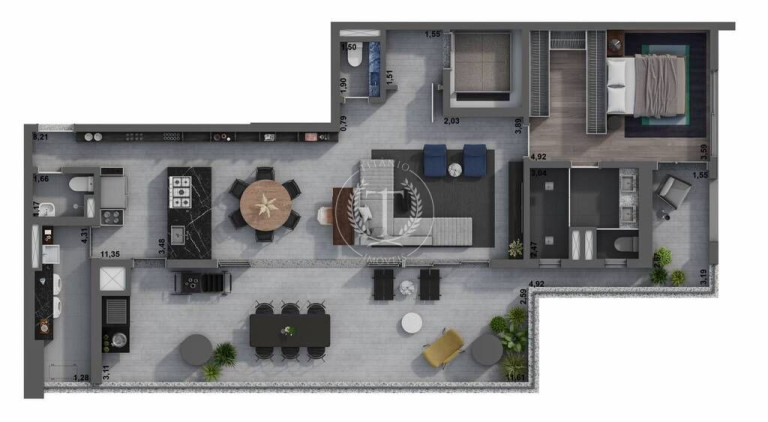Imagem Apartamento com 2 Quartos à Venda, 151 m² em Pinheiros - São Paulo