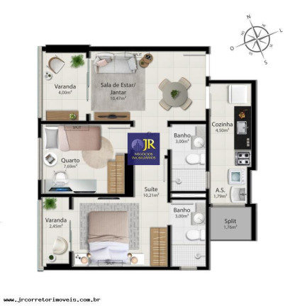 Imagem Imóvel com 2 Quartos à Venda, 59 m² em Jockey De Itaparica - Vila Velha Imagem Imóvel com 2 Quartos à Venda, 59 m² em Jockey De Itaparica - Vila Velha