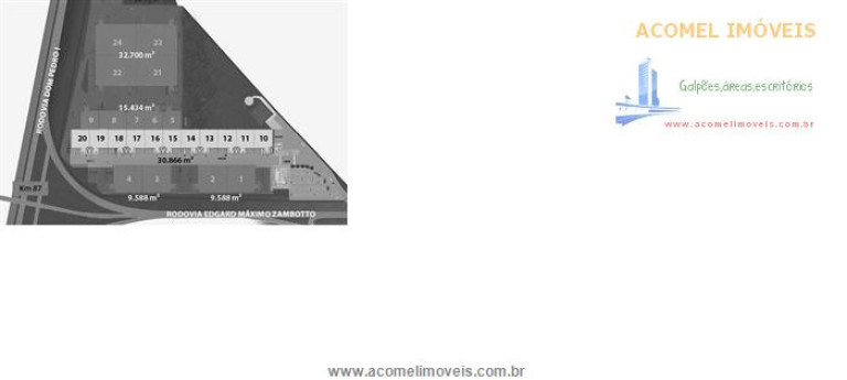 Imagem Imóvel Comercial para Alugar, 10.487 m² em Ponte Alta - Atibaia