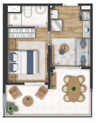 Imagem Apartamento com 2 Quartos à Venda, 41 m² em Jardim Taquaral - São Paulo Imagem Apartamento com 2 Quartos à Venda, 41 m² em Jardim Taquaral - São Paulo