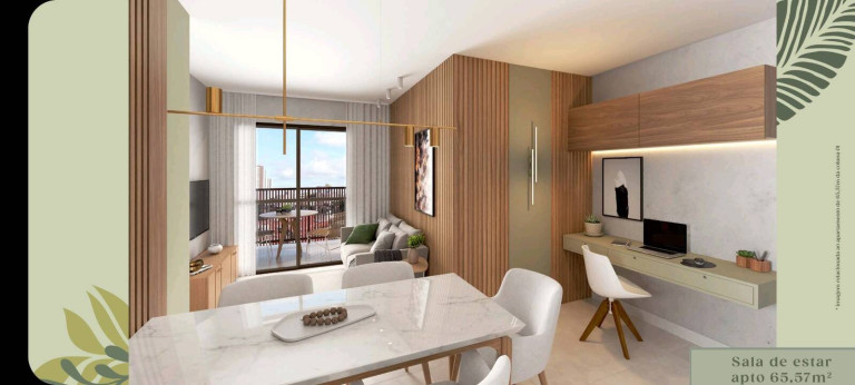 Imagem Apartamento com 3 Quartos à Venda, 65 m² em Presidente Kennedy - Fortaleza