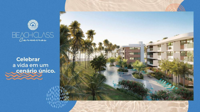 Imagem Apartamento com 1 Quarto à Venda, 32 m² em Praia Dos Carneiros - Tamandaré
