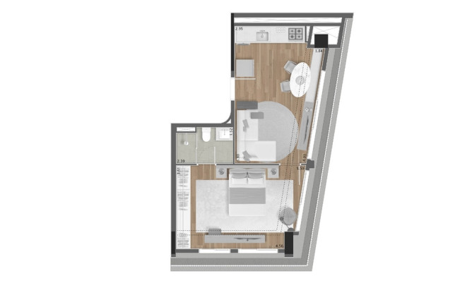 Imagem Apartamento com 1 Quarto à Venda, 103 m² em Itaim Bibi - São Paulo
