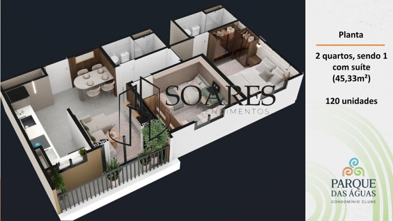 Imagem Apartamento com 2 Quartos à Venda, 42 m² em Parque Verde - Belém Imagem Apartamento com 2 Quartos à Venda, 42 m² em Parque Verde - Belém