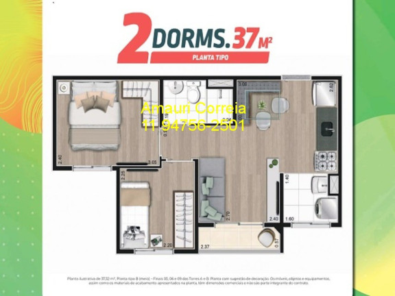 Imagem Imóvel com 2 Quartos à Venda, 37 m² em Vila Jaraguá - São Paulo