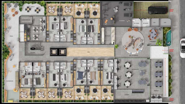 Imagem Imóvel com 1 Quarto à Venda, 19 m² em Bessa - João Pessoa