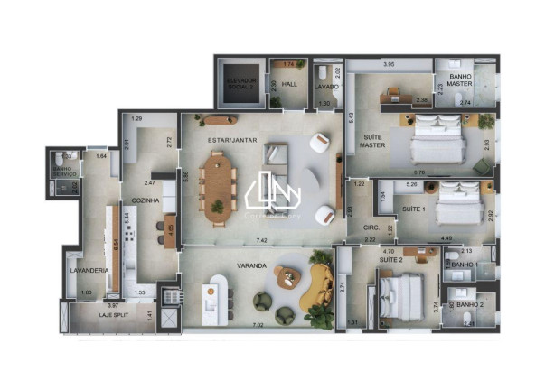 Imagem Apartamento com 4 Quartos à Venda, 230 m² em Quilombo - Cuiabá Imagem Apartamento com 4 Quartos à Venda, 230 m² em Quilombo - Cuiabá