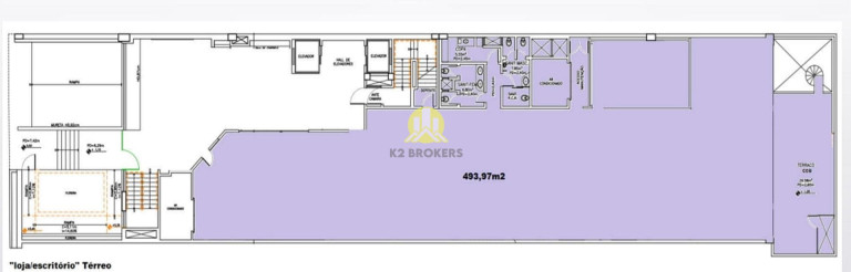 Imagem Loja para Alugar, 493 m² em Centro - Curitiba