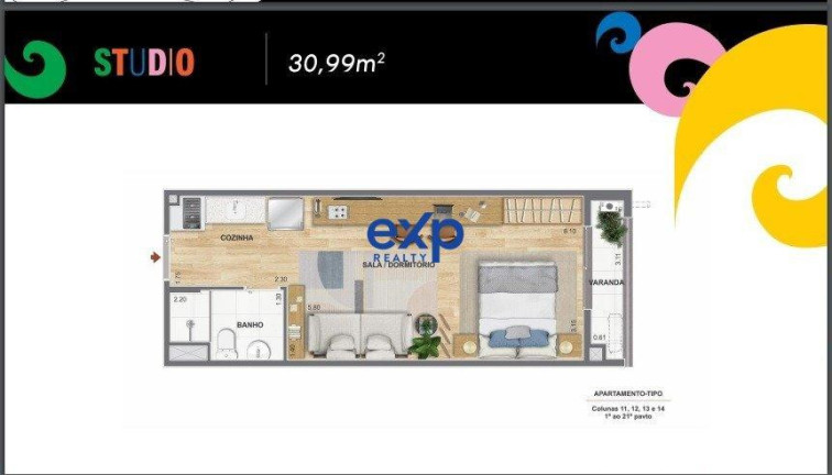 Imagem Apartamento com 1 Quarto à Venda, 31 m² em Santo Cristo - Rio De Janeiro